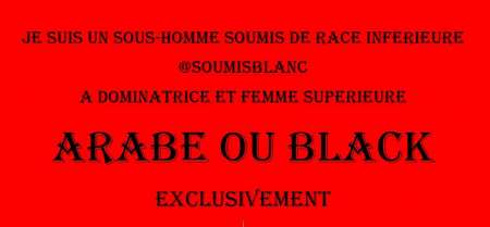  bonne lopette blanche pour dominas blacks rebeuses