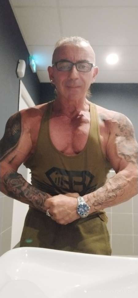 Bodybuildeur massage