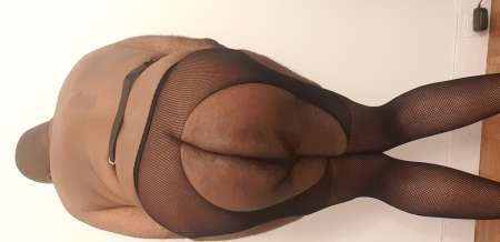 Black nounours m�r chubby en lingerie