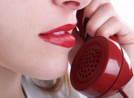 Moment de plaisir par téléphone