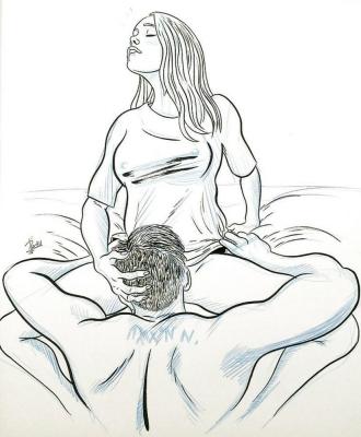 Homme lecheur pour Madame