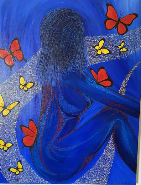 Cherche mod�le f�minin pour toile de nu