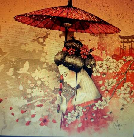 Virginie de l'orangerie au Quai Gillet