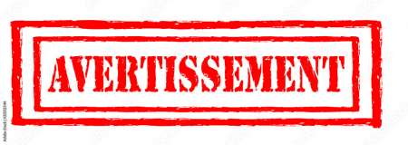 attention avertissement