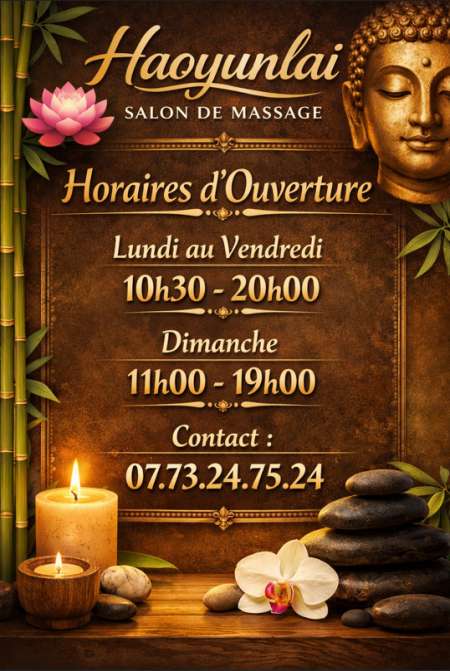 Salon de massage chinois 75005 - Haoyunlai