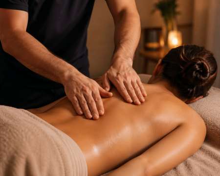Massage naturiste pour femme